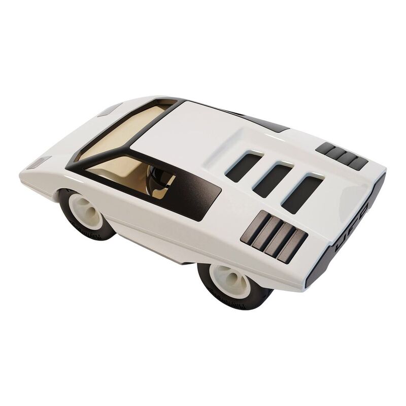 Playforever Mini Ufo Colomba Racing Toy Car - White