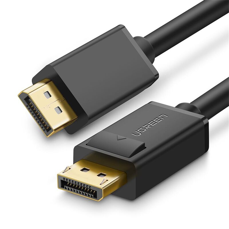 UGREEN Display Port to Display Port - 4K 60 Hz Gold-Plated Connector - 1.5M - Black