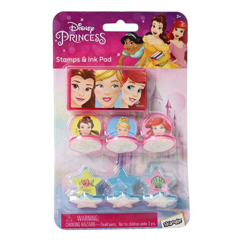 Disney Princess Stamps Kit With Ink Pad