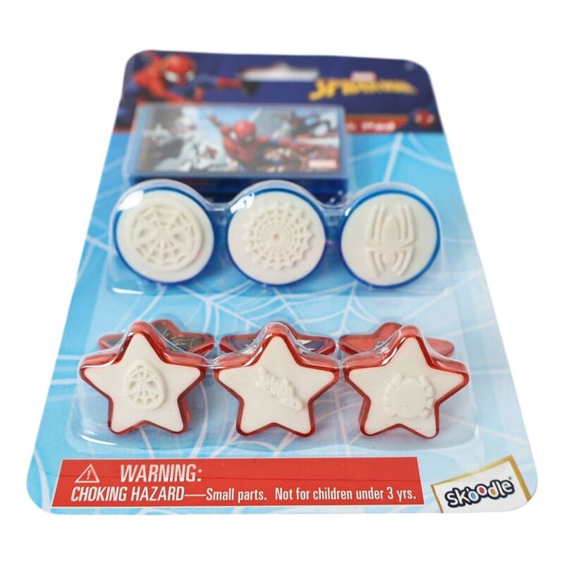 Disney Spider Man Stamps Kit With Ink Pad