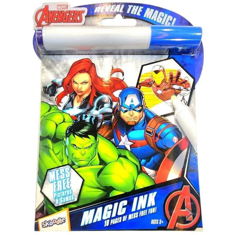 Disney Avengers Magic Ink Book