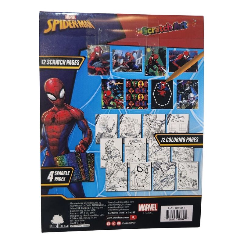 Disney Spider Man Scratch Art