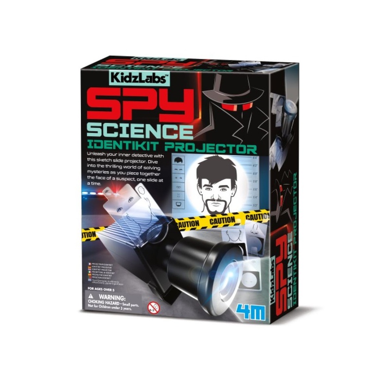 4M Kidzlabs Spy Science Identikit Projector