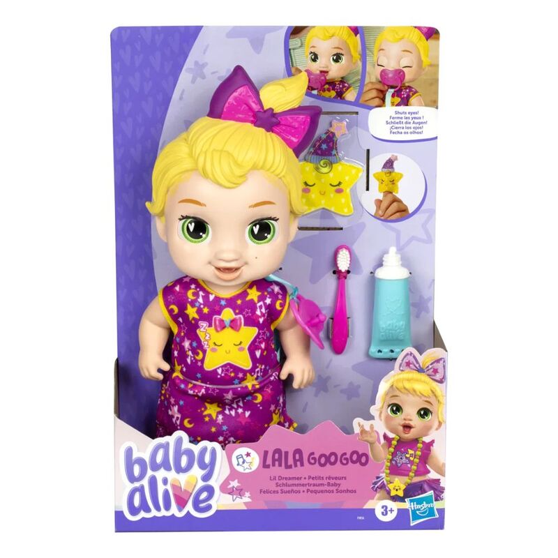 Hasbro Baby Alive Lil Dreamer Lala Googoo Doll