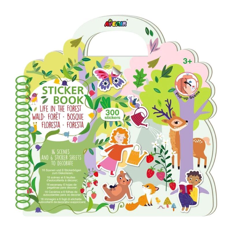 Avenir Sticker Book - Life In The Forest