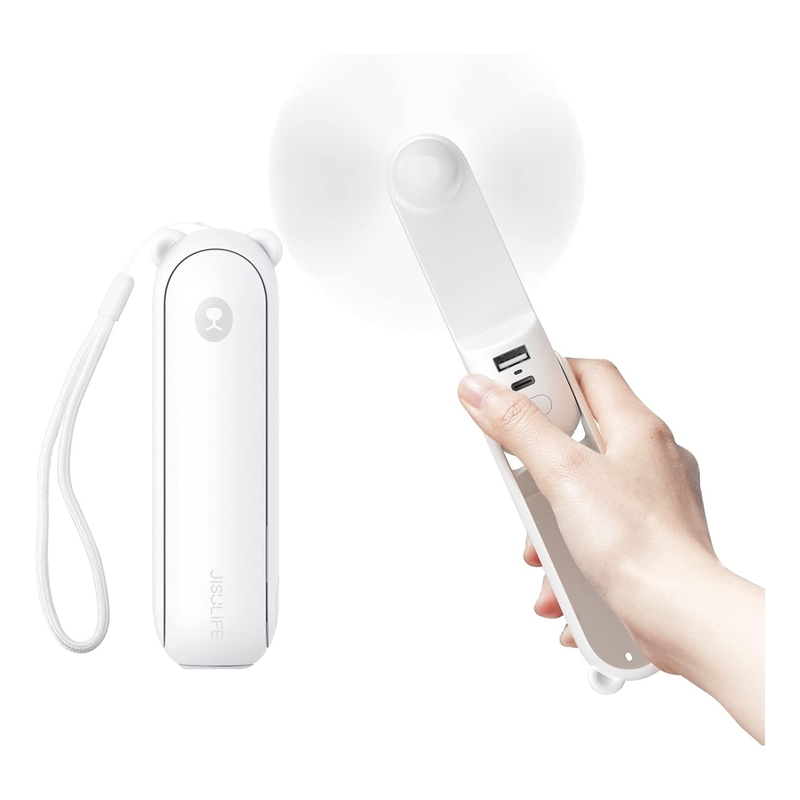 JisuLife Handheld Fan Life8 Plus - White