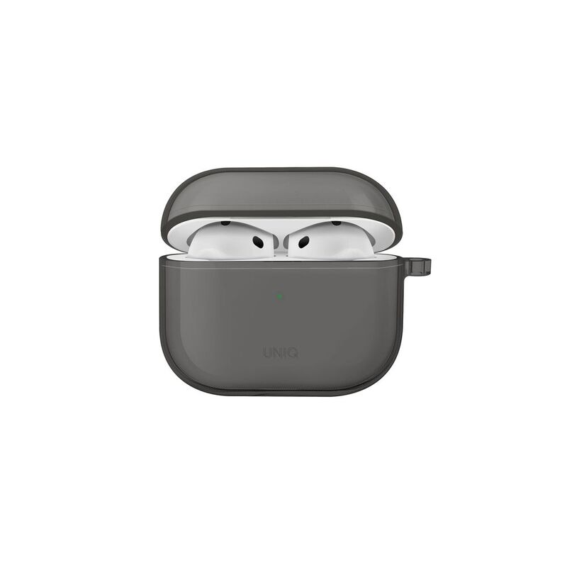 Uniq Airpods Case 4Th Gen 2024 Glase - Glossy Smoke Uniq Airpods Case 4Th Gen 2024 Glase - Glossy Smoke