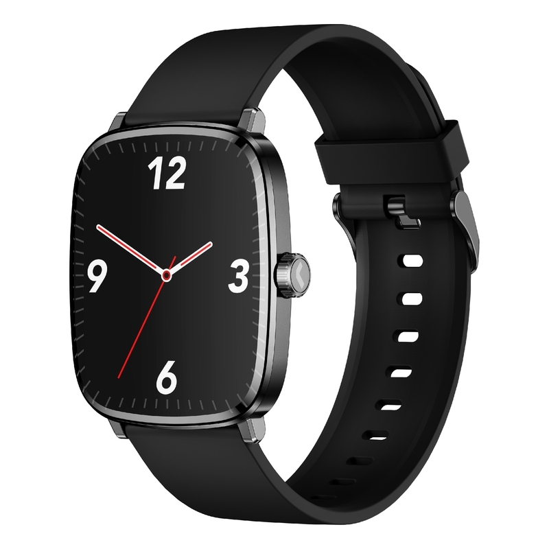 Risync Classic SA10 Amoled Square Smartwatch - Black