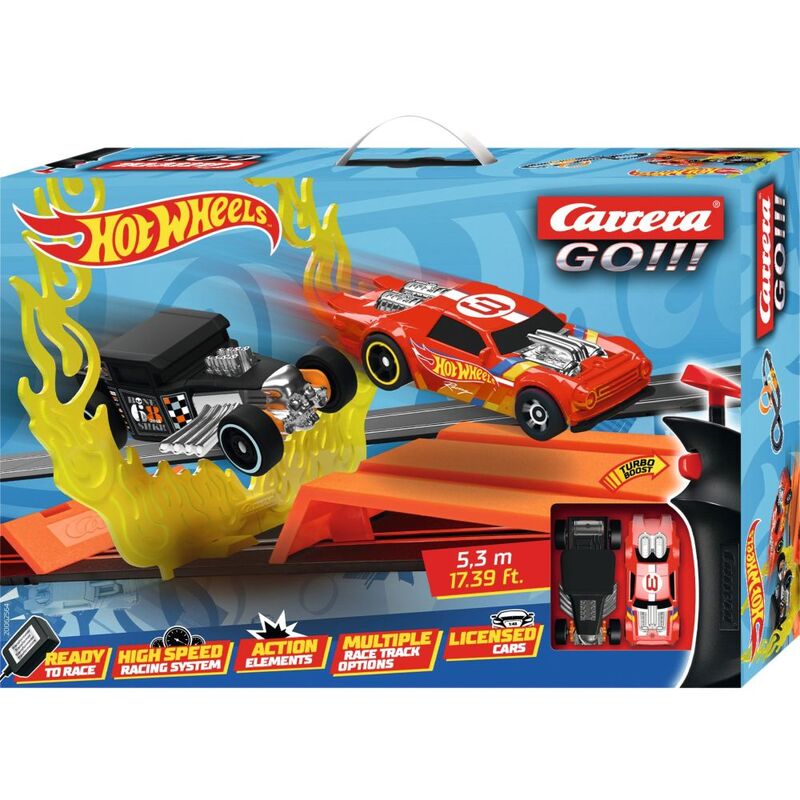Carrera Go Hotwheels Slot Car Racing System 5.3M Carrera Go Hotwheels Slot Car Racing System 5.3M