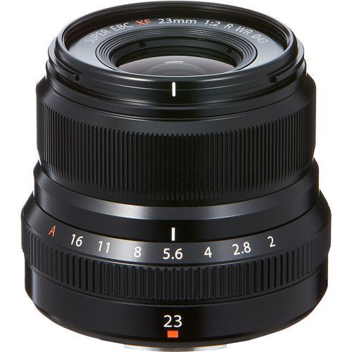 Fujifilm Xf23mm/ F2 R WR Camera Lens - Black