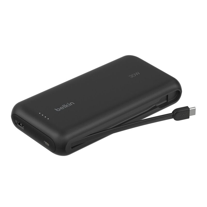 Belkin Powerbank 20000mAh With Integrated Cable - Black