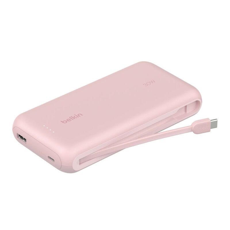 Belkin Powerbank 20000mAh With Integrated Cable - Pink