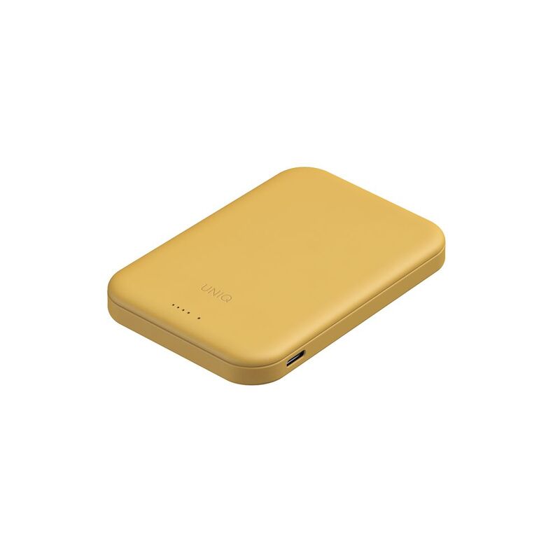 Uniq Powerbank Lyden Lexa Magnetic Fast Wireless USB-C Pd 5000mAh - Canary Yellow
