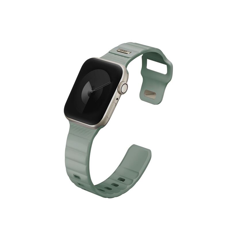 Uniq Stride FKM Rubber Apple Watch Strap 41/40/38mm - Iceplant Green
