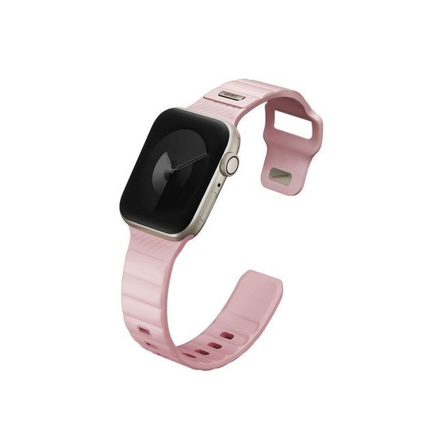 Uniq Stride FKM Rubber Apple Watch Strap 41/40/38mm - Pale Pink