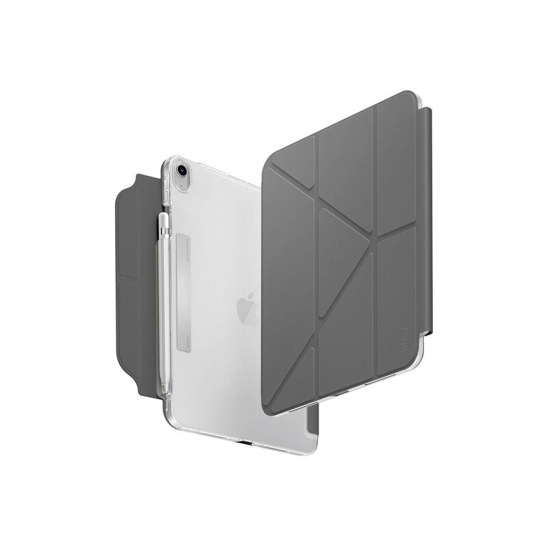 Uniq Camden Click iPad 11th Gen/10th Gen Folio Case - Rhino Grey
