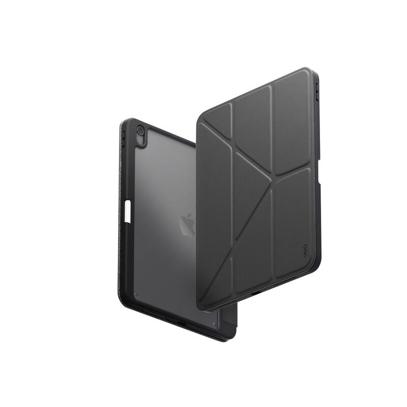 Uniq Moven iPad 11th Gen /10th Gen Folio Case - Charcoal Grey
