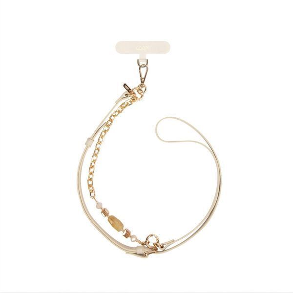Uniq Coehl Caryne 2-In-1 Universal Lanyard And Hand Strap - Cream