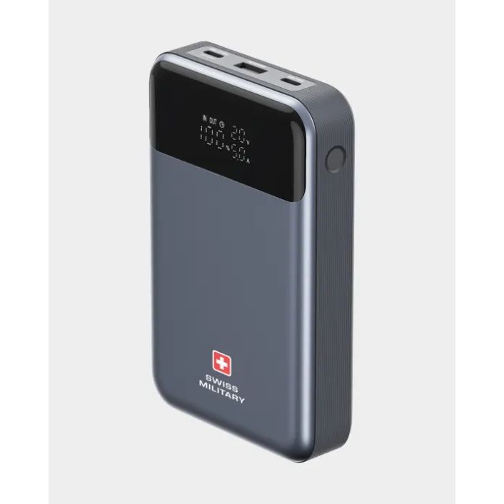 Swiss Military Power Bank 140W 20000mAh 2C1A For Laptop - Grey