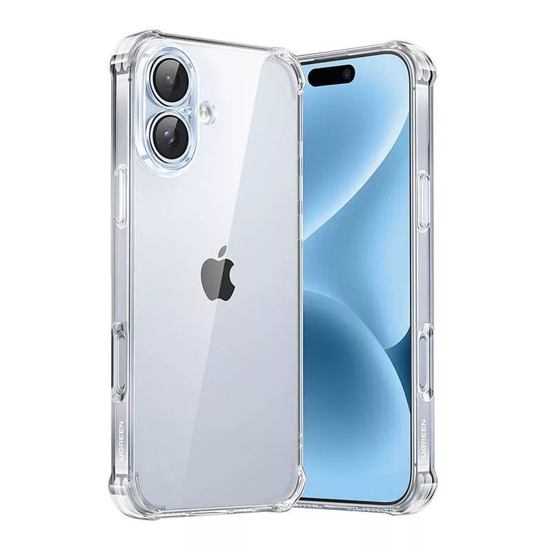 Ugreen CA102 Cushion Protective Case For iPhone 16 Plus 6.7-Inch - Clear