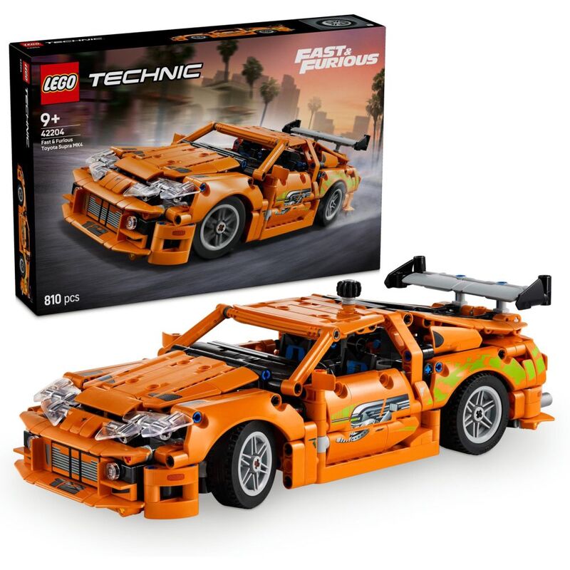 LEGO Technic - Fast And Furious Toyota Supra MK4 42204 (810 Pieces)