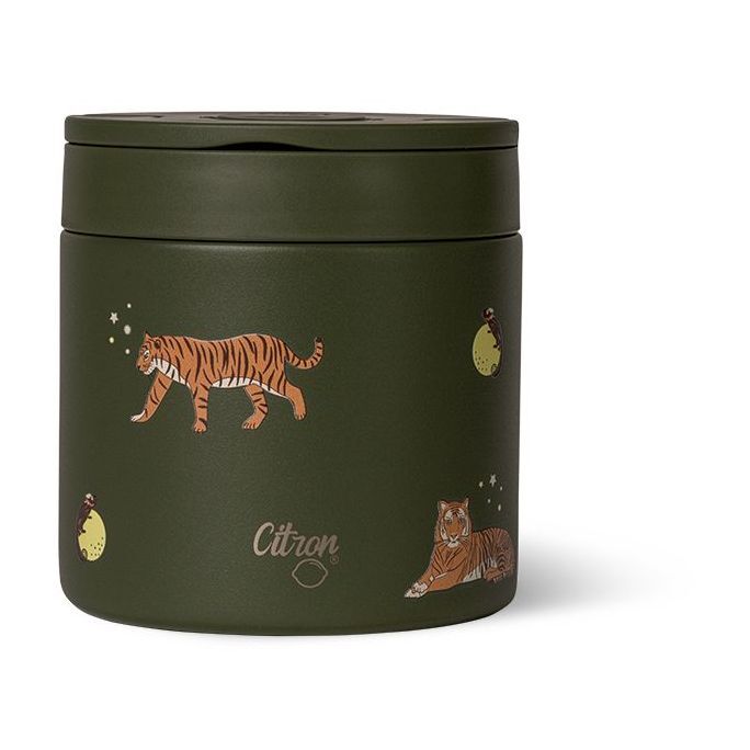 Citron Stainless-Steel Food Jar 350ml - Tiger Citron Stainless-Steel Food Jar 350ml - Tiger