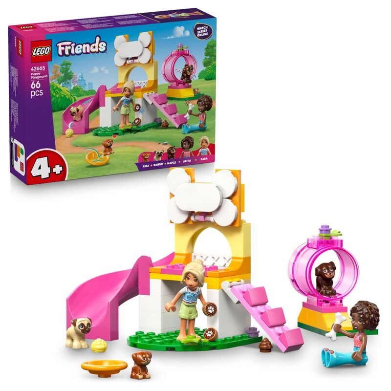 LEGO Friends Puppy Playground Building Kit - Dog Toy for Pretend Play - 42665 (732 Pieces)