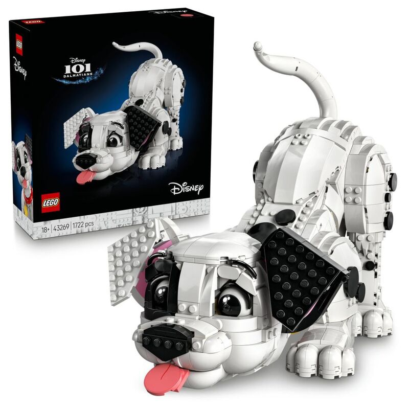 LEGO Disney 101 Dalmatians Puppy Nostalgic Gift-Giving Idea for Adults - 43269 (1722 Pieces)