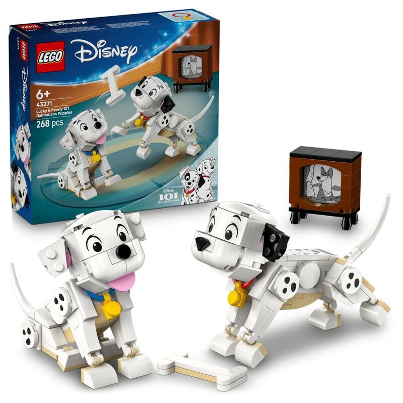 LEGO Disney Lucky & Penny 101 Dalmatians Puppies Building Toy - 43271 (1722 Pieces)
