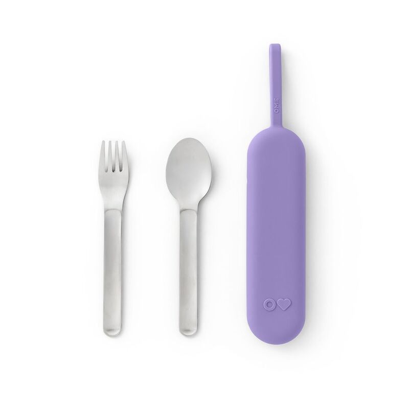 Omieup Pod & Utensil Set - Violet