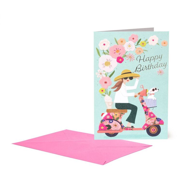 Legami Large Greeting Card - Bike Girl Legami Large Greeting Card - Bike Girl