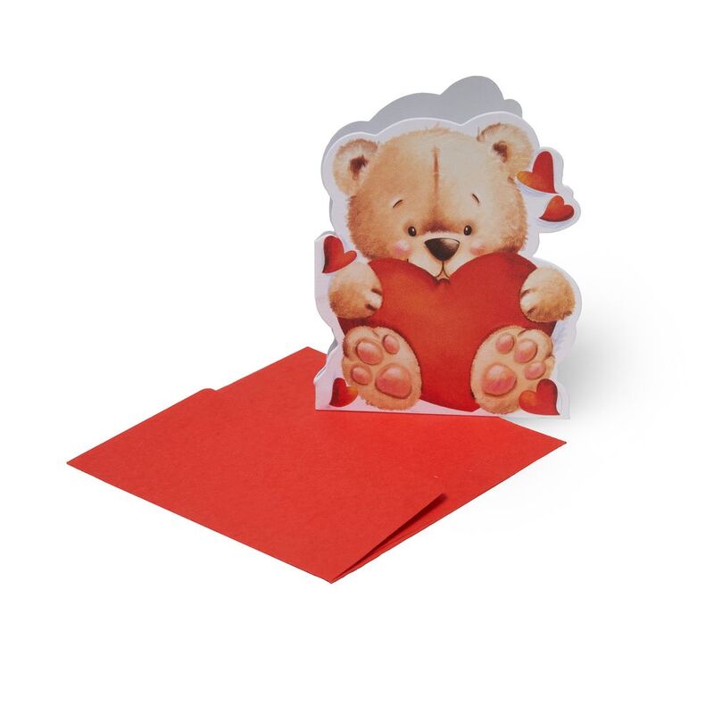 Legami Small Greeting Card - Love Bear - Teddy Bear