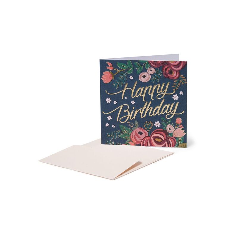 Legami Small Greeting Card - Vintage - Flowers