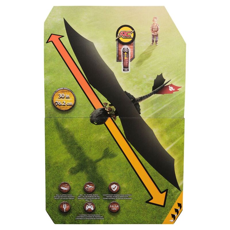 Spin Master How To Train Your Dragon 4 Real Flying Rc Toothless Spin Master How To Train Your Dragon 4 Real Flying Rc Toothless
