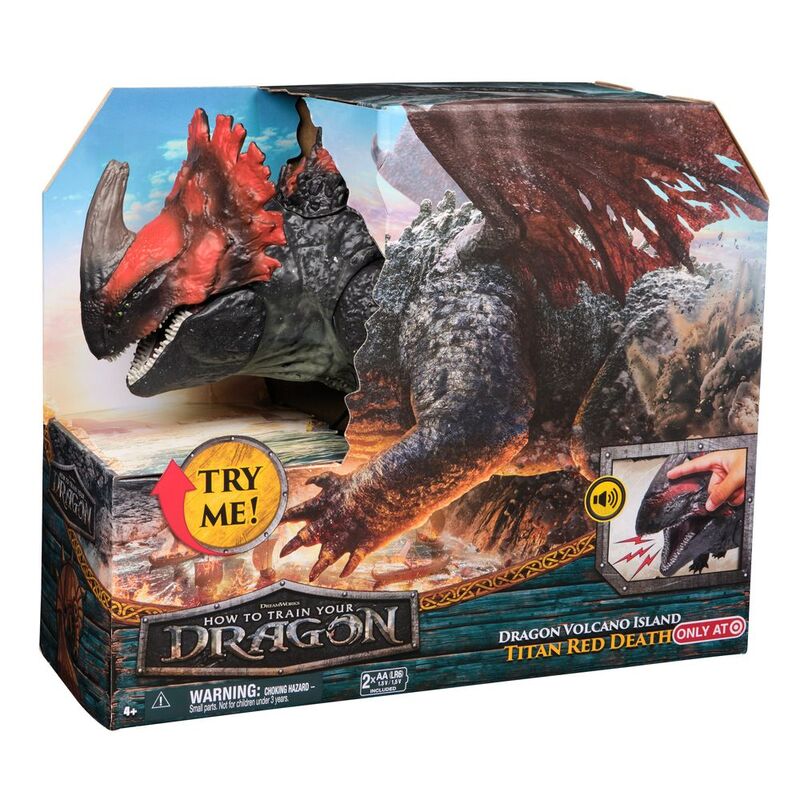 Spin Master How To Train Your Dragon 4 Dragon Volcano Island Titan Red Death Spin Master How To Train Your Dragon 4 Dragon Volcano Island Titan Red Death