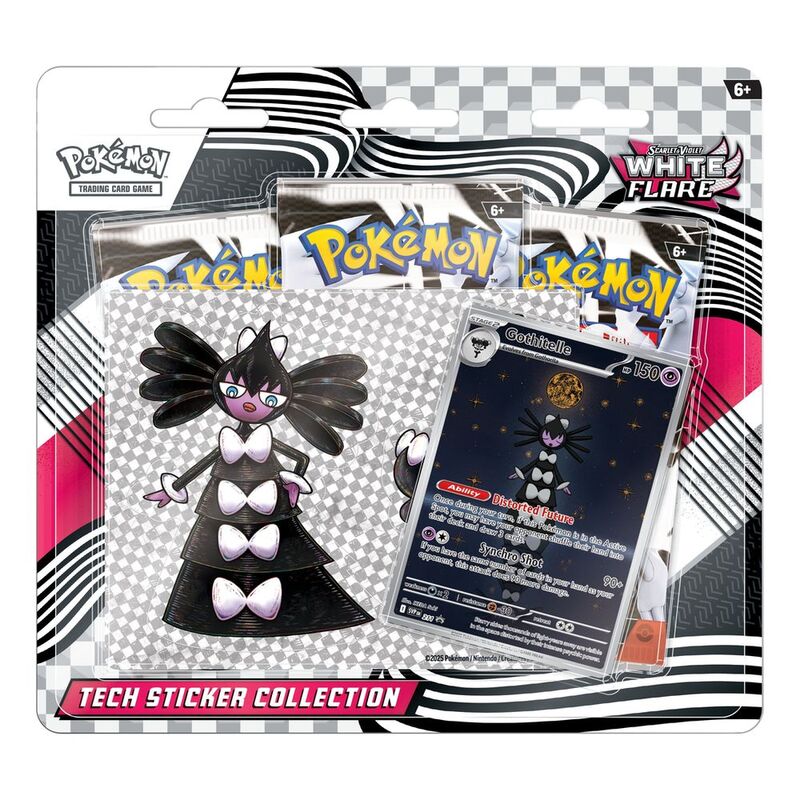 Pokemon TCG Scarlet & Violet 10.5 White Flare Tech Sticker Collection (Displays) Reshiram