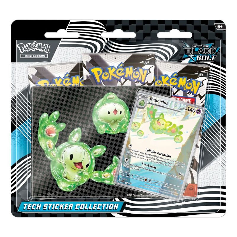 Pokemon TCG Scarlet & Violet 10.5 Black Bolt Tech Sticker Collection - Zekrom