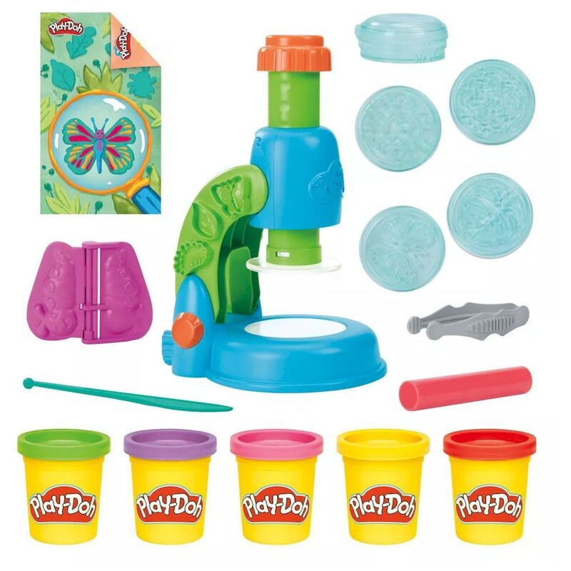 Hasbro Play-Doh Light & Look Microscope Playset