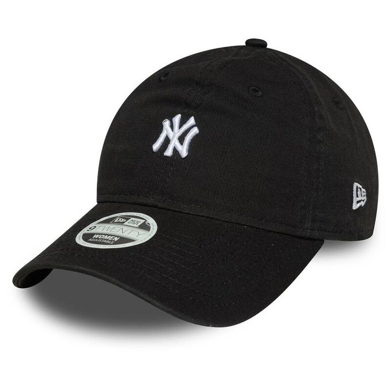 New Era Womens Icon 9Twenty New York Yankees Black Cap (One Size)