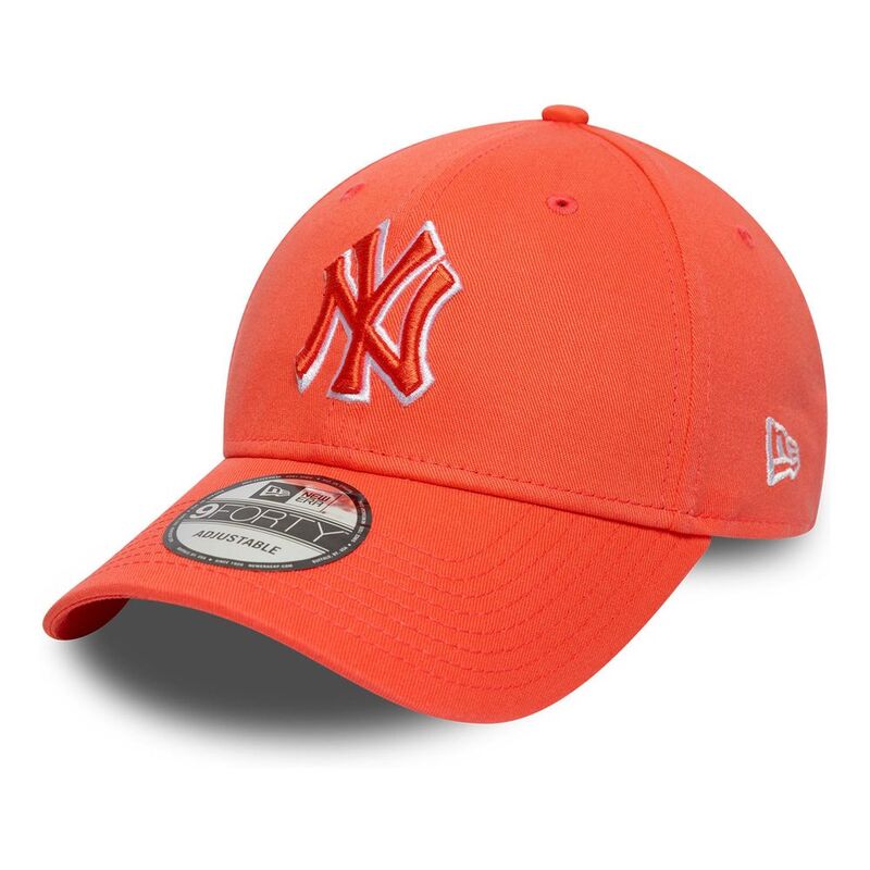 New Era Team Outline 9Forty New York Yankees Pink Cap (One Size)