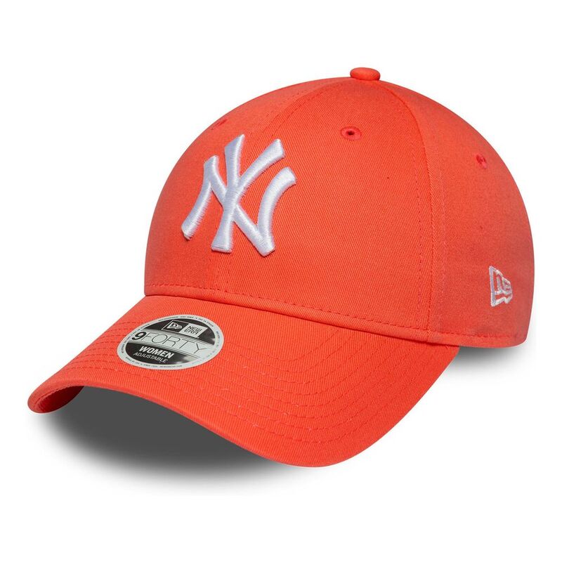New Era Womens League Essential 9Forty New York Yankees Pink Cap (One Size) New Era Womens League Essential 9Forty New York Yankees Pink Cap (One Size)
