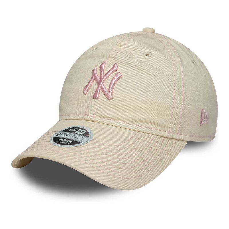 New Era Womens Contrast 9Twenty New York Yankees Light Beige Cap (One Size) New Era Womens Contrast 9Twenty New York Yankees Light Beige Cap (One Size)