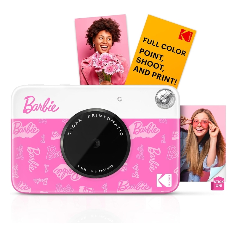 Kodak x Barbie Printomatic 2x3 Instant Print Camera 5MP Portable Instant Camera - Signature Style