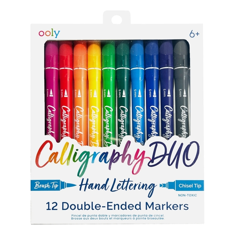 Ooly Calligraphy Duo Double-Ended Markers - Set Of 12
