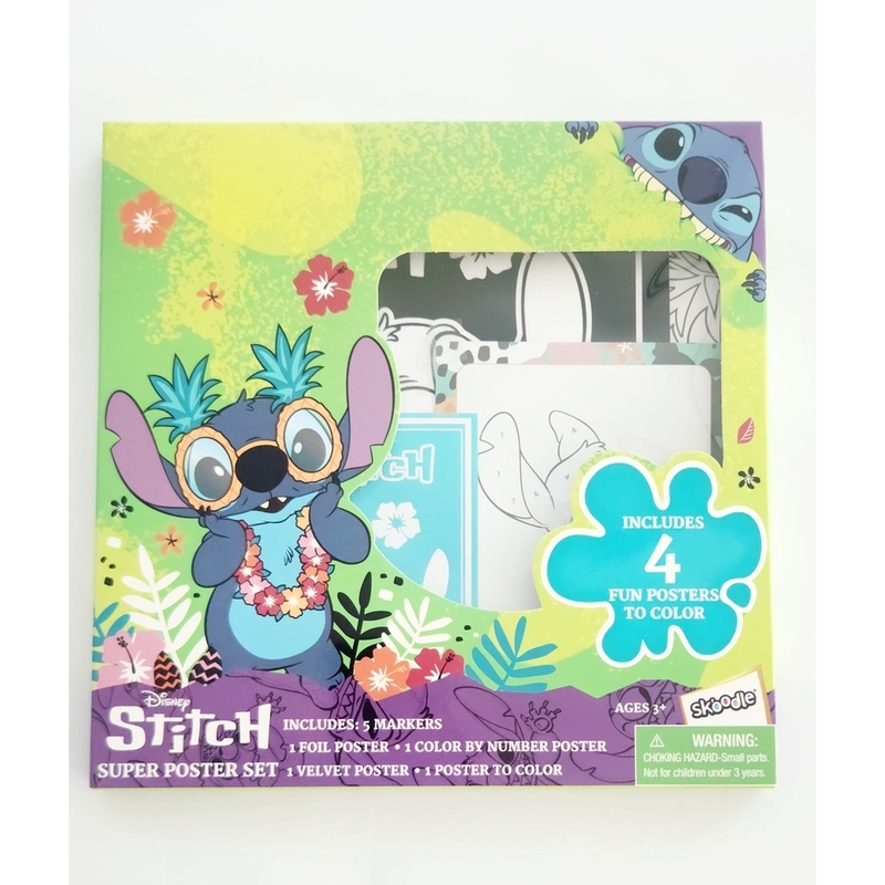 Skoodle Disney Stitch Super Poster Activity Set