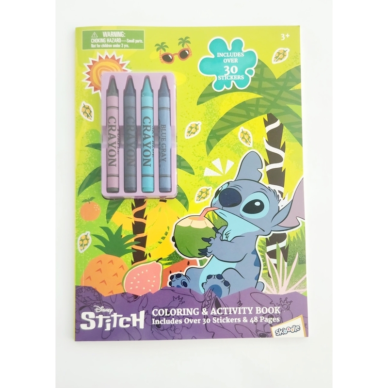 Skoodle Disney Stitch Coloring & Activity Book With Crayons