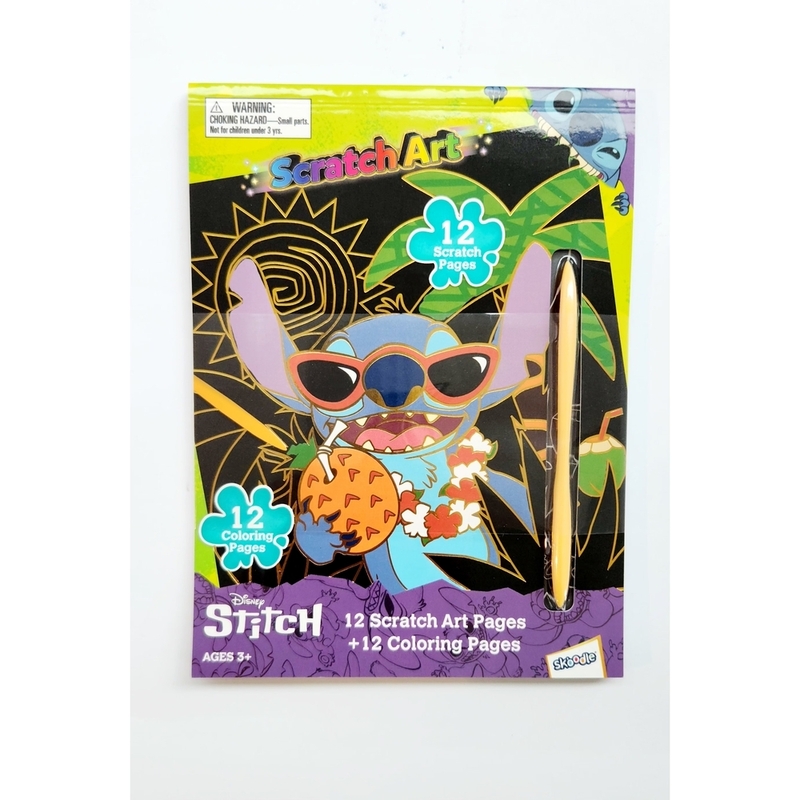 Skoodle Disney Stitch Scratch Art