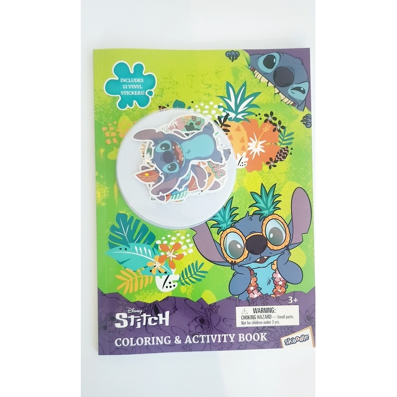 Skoodle Disney Stitch Coloring & Activity Book With Vinyl Stickers