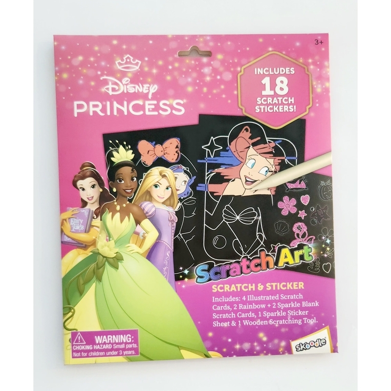 Skoodle Disney Princess Scratch Scribble