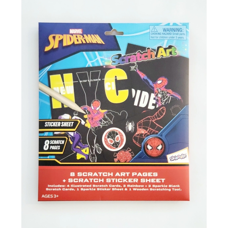 Skoodle Disney Spider Man Scratch Scribble